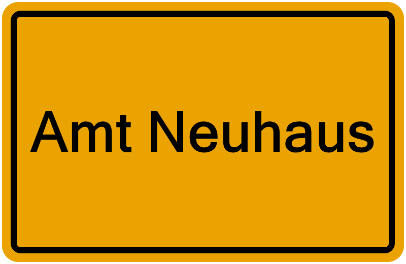 Handelsregisterauszug Amt Neuhaus